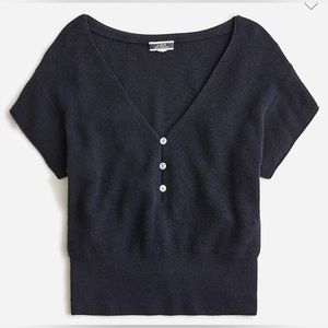 J crew Featherweight cashmere V-neck T-shirt